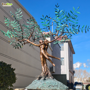 YOUFINE Antique Abstract Decor Outdoor Villa Jardim Grande Arte Intemporal Elenco Gigante Árvore de Bronze da Vida Escultura Estátua para Venda - Product Image 1