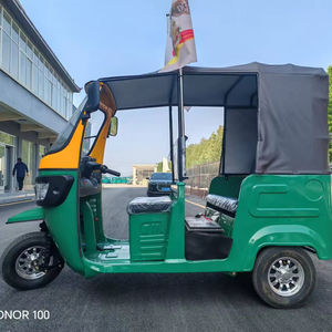 Triciclo de Carga de Pasajeros con Toldo, Motor de Gasolina de 210cc, Alta Velocidad para Transporte de Pasajeros y Vehículo Turístico - Product Image 3