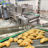 Machine de friture continue haute température Shepody pour empanadas, samosas, rouleaux de printemps et falafels – Ligne de friture industrielle