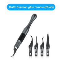 Juego de Cuchillas Multifuncionales MaAnt para Remover Pegamento, Cuchilla para Despegar Chips de Placa Base, CPU, IC, con Dureza y Flexibilidad para Desgarrar y Separar Componentes