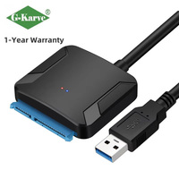 Nuevo Cable G-karve USB3.0 SATA a USB3.0 con Núcleo de Cobre y Revestimiento de PVC para Discos Duros de 2.5/3.5 Pulgadas