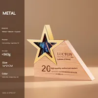 Trophée en bois avec impression couleur HDY pour événements de grande envergure, concours, défilés de mode, courses automobiles, Pekin Ball, personnalisation de plaques de récompense