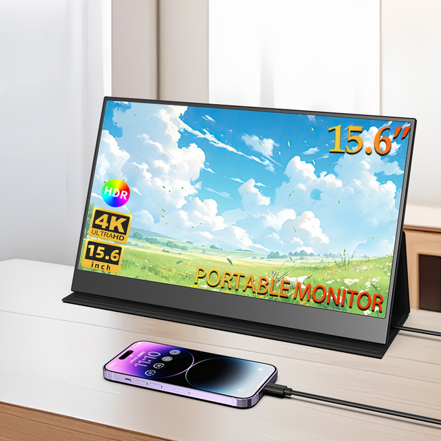 15.6 Inch 4K Portable 1920X1080 IPS LED Screen Industrial Display Laptop LED Monitor