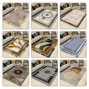 Custom Sizes Non-Slip PET Friendly <b>Machine</b> Made Polyester Cut Pile for Home Travel Use Modern Floral Pattern Living Room Carpet - Product Image 4