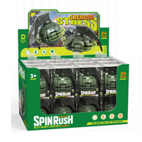 Jouet anti-stress en forme de grenade 3D imprimée, à pression pour faire tourner, pour soulager l'anxiété, boule EDC cool