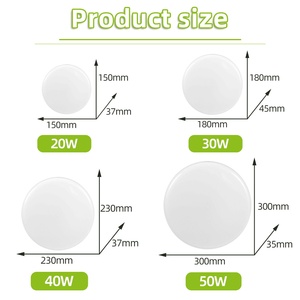 20W 30W 40W 50W Modern <strong>LED</strong> Ceiling <strong>Light</strong> Round Fixture Living <strong>Room</strong> Surface Mounted Panel Lamp/<strong>Led</strong> Ceiling <strong>Light</strong>/<strong>Led</strong> <strong>Light</strong> - Product Image 6