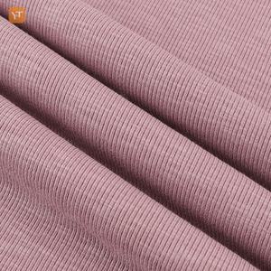 Tissu extensible <span class=keywords><strong>en</strong></span> <span class=keywords><strong>maille</strong></span> côtelée polyester/coton personnalisé, résistant à l'abrasion, absorbant l'humidité, doux pour les bébés et les enfants, pulls chauds - Product Image 2