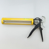 Pistola de calafateo manual giratoria de acero de 300 ml al por mayor, que ahorra esfuerzo, para construcción y bricolaje