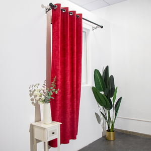 <span class=keywords><strong>Tende</strong></span> di Lusso in Velluto Rosso Dairui, Pannelli Oscuranti Moderni Super Morbidi e Isolanti con Occhielli, Personalizzabili per <span class=keywords><strong>Soggiorno</strong></span> - Product Image 5