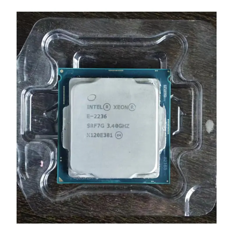 Intel Xeon E-2236 CPU SRF7G 3.4GHz 6core 12thread 80W processore LGA1151