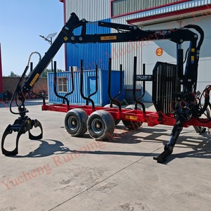 <span class=keywords><strong>Remolque</strong></span> Forestal OEM de 12 Toneladas <span class=keywords><strong>con</strong></span> Grúa Forestal, <span class=keywords><strong>Remolque</strong></span> para Madera <span class=keywords><strong>con</strong></span> Grúa Forestal - Product Image 4