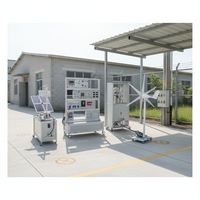 Plataforma de Entrenamiento de Generación de Energía Híbrida Eólica-Solar con Inversor Conectado/Desconectado de la Red, Simulador de Viento para Laboratorio de Energías Renovables