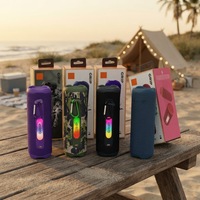 Tendance 2026 : Enceinte portable 5.3 en métal avec éclairage LED, modes de lecture multiples, chargement Type-C pour camping et fêtes à la plage