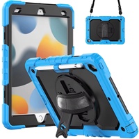 Étui robuste antichoc pour tablette iPad Air 4/5e génération 10,9 pouces, avec bandoulière, compatible iPad Pro 11