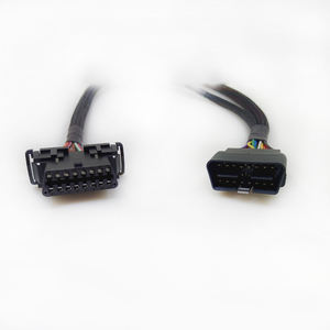 Universelles OBD2 OBDII OBD 2 Splitter Y-Kabel Verlängerungskabel Auto-Diagnosewerkzeuge mit Montagehalterungen - Product Image 3