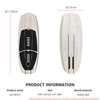 Planche de wingfoil, hydrofoil carbone 90L, wingfoil, kitesurf, paddleboard pour la pratique du surf en mer, de la pêche et du surf.