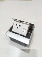 MAADN Prise de sol escamotable 16A en aluminium pour bureau à domicile, Thaïlande, CAT5E, boîte de prise de sol dissimulée