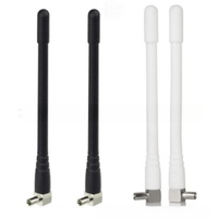 Antenne externe sans fil 4G LTE en caoutchouc, routeur sans fil, carte Ethernet avec antenne TS9 pour modem haut débit, noir et blanc