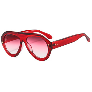 Gafas de sol Shield con montura completa y lentes degradadas, protección solar unisex para adultos, protección UV 100% - Product Image 3