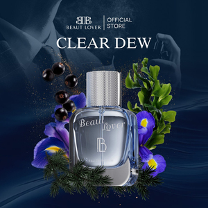 BEAUT LOVER Parfum pour homme Aquatic Woody, notes d'iris marin et d'algues, Clear Dewd, 30 ml - Product Image 1