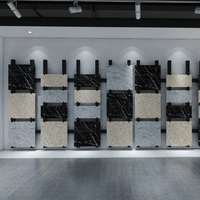 Support d'exposition de carreaux muraux personnalisable de haute qualité avec étagère en granit pour salle d'exposition de carreaux en céramique