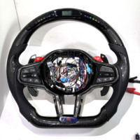 Volant en fibre de carbone LCI pour G01 G02 G05 G06 G09 G11 G12 G15 G20 G22 G28 G29 G30 G80 G82 F40 F90 Accessoires de voiture
