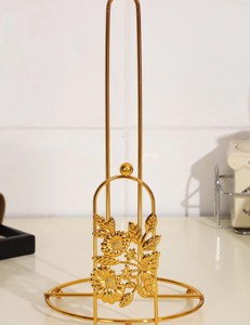 XQ- Portarotolo Verticale Multifunzionale in Metallo a Singolo Livello con <span class=keywords><strong>Design</strong></span> Pieghevole per Uso in <span class=keywords><strong>Cucina</strong></span> - Product Image 1