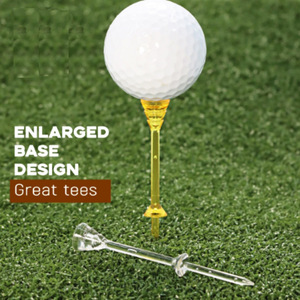 Tees de golf de plástico ultrafinos de doble capa en colores mixtos, duraderos para deportes de golf - Product Image 3