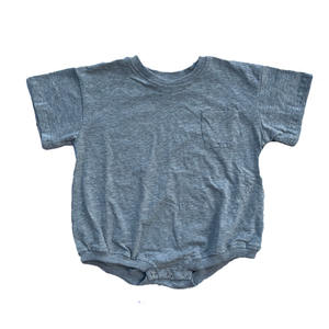 Romper de Verano para Bebé, de Algodón, con Burbujas, Manga Corta, Estilo Sudadera Holgada, con Bolsillo - Product Image 4