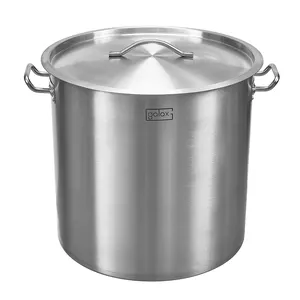 Hotel Soup Pot 304 Stainless Steel Cooking Pot For Induction Cooker