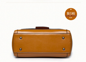 New High Quality Genuine Leather Women Handbag Large Capacity Women Crossbody Bags Vintage Shoulder Bag Designer Brand <b>Tote</b> Bags - Product Image 4