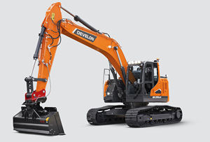 Excavadora Doosan DX225LC sobre orugas con motor de núcleo de motor coreano/bomba/caja de cambios/componentes PLC 1 año de garantía - Product Image 2