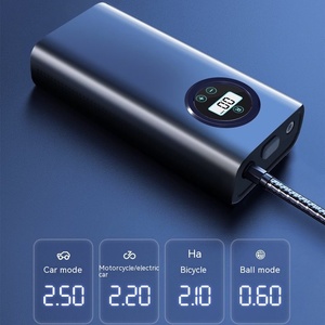 Compresseur d'air électrique portable 120W 12V pour voitures, motos, vélos et pneus de <span class=keywords><strong>vélo</strong></span> avec manomètre numérique - Product Image 5
