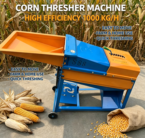 Rongda Portable Maize Sheller <strong>Corn</strong> Thresher Machine Easy Operation With Moving Wheels for Home Farm Factory Direct Supply - Product Image 2