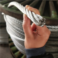 Câble en acier galvanisé de qualité marine, câble en acier recouvert de zinc, pour levage, hissage et amarrage