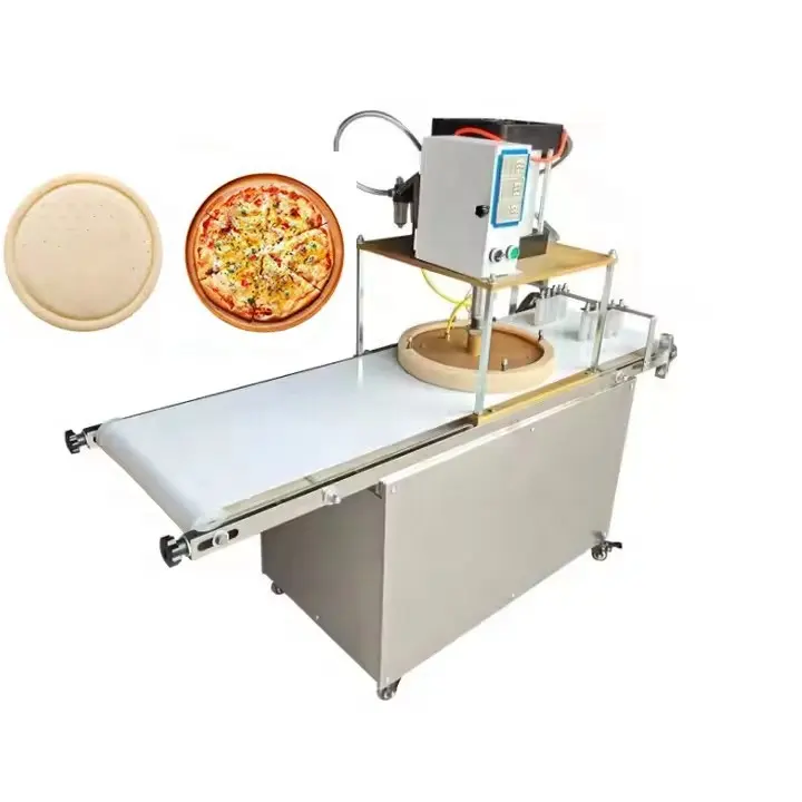 Hete Verkoop Commerciële Roller Chapati Taartdeeg Persmachine Pizza Persmachine Elektrisch Deeg Platter