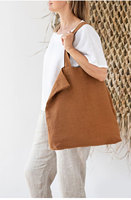 Sac de courses en tissu de lin écologique de grande qualité personnalisé, impression de logo, taille lavable, durable, sac fourre-tout vierge