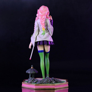 Anime kimetsu no Yaiba figuras Quỷ Slayer kanroji mitsuri CP tình yêu trụ cột đứng tư thế ma giết hình thức chiến đấu mô hình tay - Product Image 3