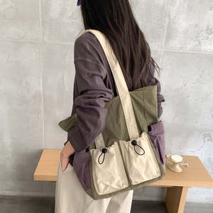 Sac à main tendance grande capacité pour femme, sac de shopping personnalisé en toile à bandoulière unique, sac de mode personnalisé pour femme - Product Image 4