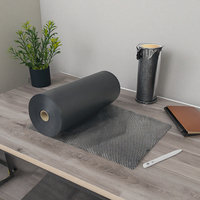 Rollo de Papel de Embalaje con Diseño de Panal Negro, Biodegradable, para Cajas de Regalo, Decoración del Hogar, Tiendas en Línea y Embalaje para Comercio Electrónico