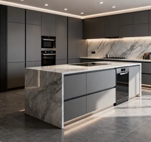 Prix d'usine 2026 Armoire de cuisine en bois massif sur mesure pour meubles de cuisine - Product Image 4