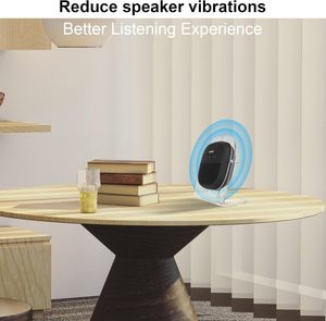 Bespoke rõ ràng Acrylic Tabletop <span class=keywords><strong>bluetooth</strong></span> loa hiển thị đứng - Product Image 2