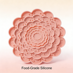 Silikon Hunde-Leckmatte Schleckschale BPA-frei Saugnapf Anti-Angst Spülmaschinenfest Haustier Futterunterlage Hunde Zubehör - Product Image 2