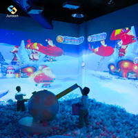 Système de projection de jeu interactif mural Direct Factory Smash Ball, jeux personnalisables pour aire de jeux intérieure