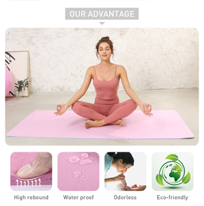 SHENGDE Tapete de <span class=keywords><strong>Yoga</strong></span> TPE de Doble Capa con Agarre de Doble Tracción de 6 mm, para <span class=keywords><strong>Ashtanga</strong></span>, Power Flow, Equilibrio en el Suelo, Fitness y Gimnasio - Product Image 4
