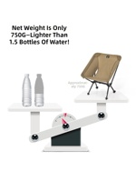 Chaise lune pliante portable, durable, moderne, haute, légère, carrée, en fibre de carbone, avec structure métallique et tissu Dyneema, pour l'extérieur