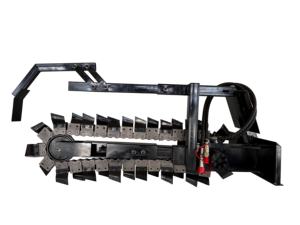 Scavatrice a Catena Idraulica, Macchina Scavatrice per Cavi, Mini Caricatore Skid Steer per Posa di Tubi e Condutture, Scavatrice in Vendita - Product Image 1