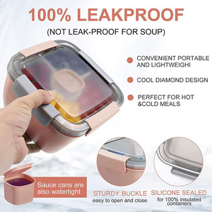 Contenitore per Pranzo Bento per Bambini con 5 Scomparti, Riutilizzabile e Senza BPA - Product Image 4