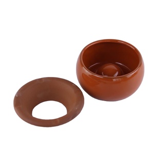 Cenicero Pequeño de <span class=keywords><strong>Arcilla</strong></span> de Terracota Esmaltada/Sin Esmaltar Rojo - Product Image 2