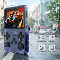 Console de jeu portable rétro avec écran de 3,5 pouces, lecteur vidéo portable, console R36s